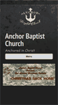 Mobile Screenshot of anchorbaptistchurch.net