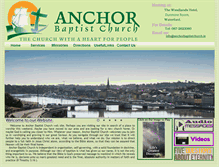 Tablet Screenshot of anchorbaptistchurch.ie