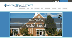 Desktop Screenshot of anchorbaptistchurch.org